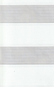 Открытые рулонные шторы день-ночь Римини, белый 15 купить в Котельниках с доставкой